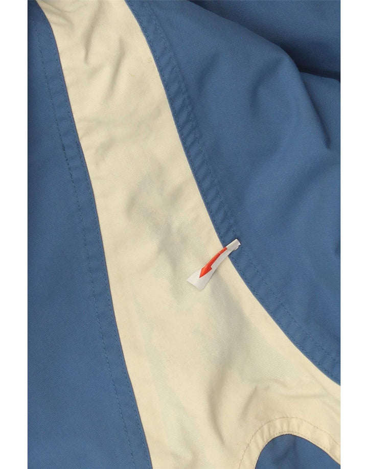 Helly Hansen Chaqueta cortavientos con capucha para hombre Reino Unido 40 Grande Azul Colorblock