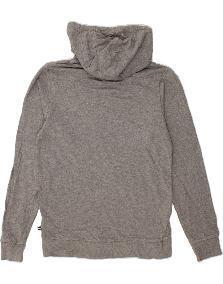 JACK & JONES Mens Graphic Hoodie Jumper Medium Grey Cotton Vintage Jack & Jones and Second-Hand Jack & Jones from Messina Hembry 