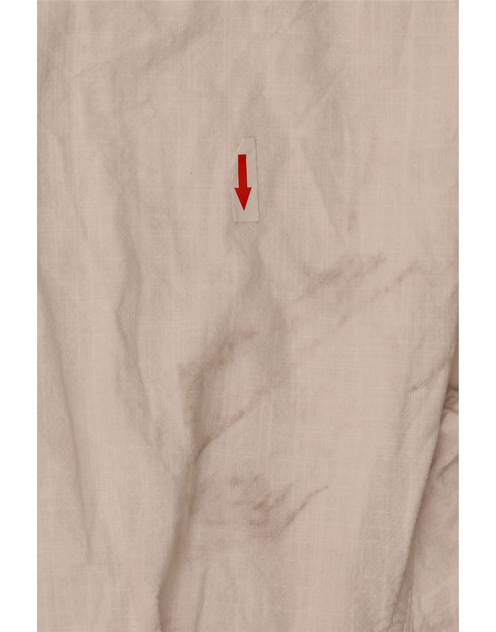 Camisa de manga corta para hombre Mountain Warehouse Large de algodón blanco