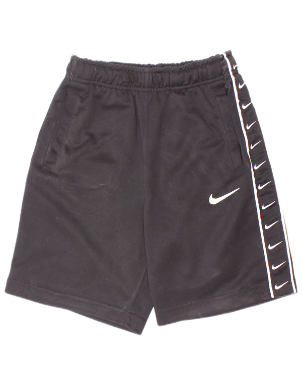 Nike Pantalones cortos deportivos con gráficos para niños 10-11 años Mediano Negro Poliéster