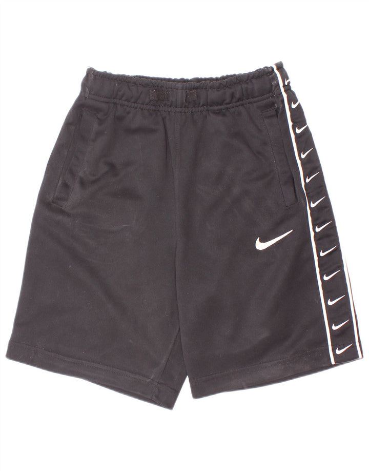 Nike Pantalones cortos deportivos con gráficos para niños 10-11 años Mediano Negro Poliéster
