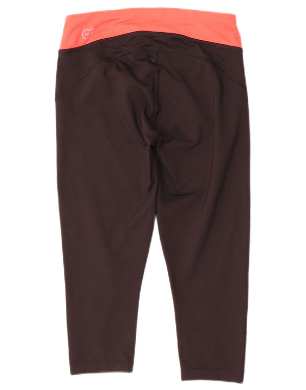 Puma Leggings Capri para Mujer UK 8 Small Negro Colorblock Poliéster