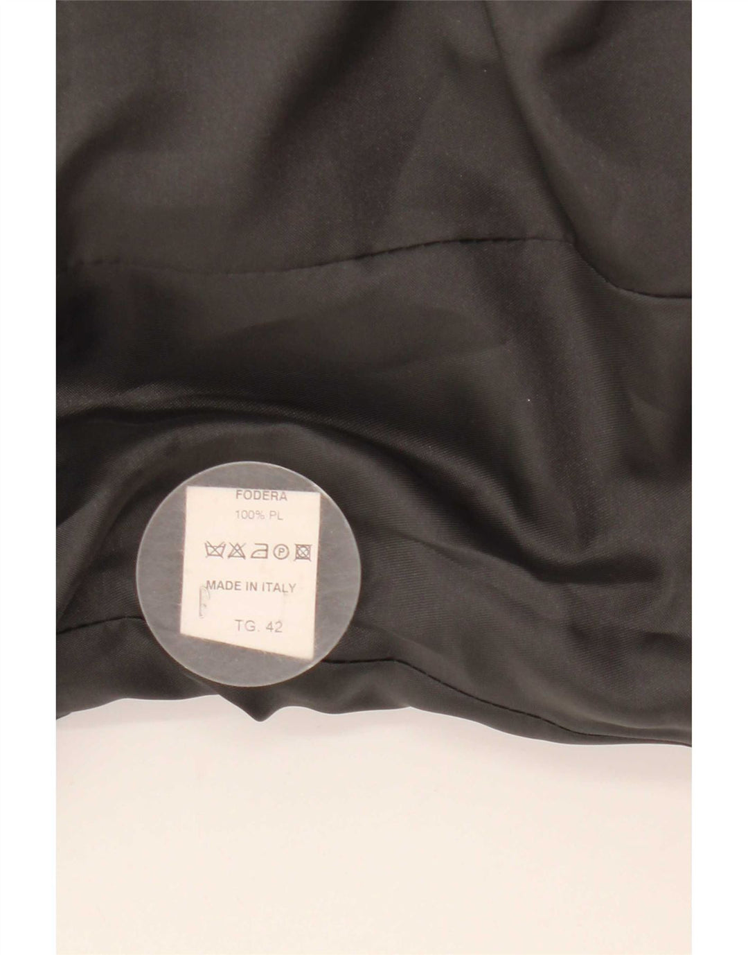 Abrigo vintage de mujer de doble botonadura IT 42 Lana gris medio