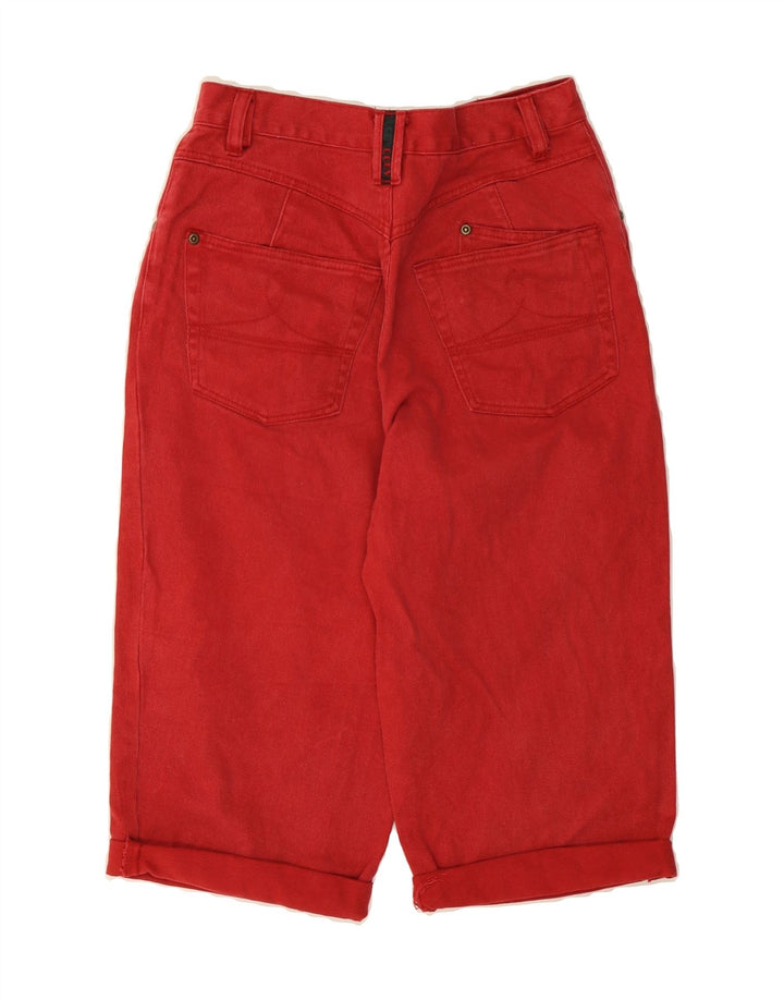 C&A Boys Capri Jeans 13-14 Years W26 L16 Red Cotton Vintage C&A and Second-Hand C&A from Messina Hembry 