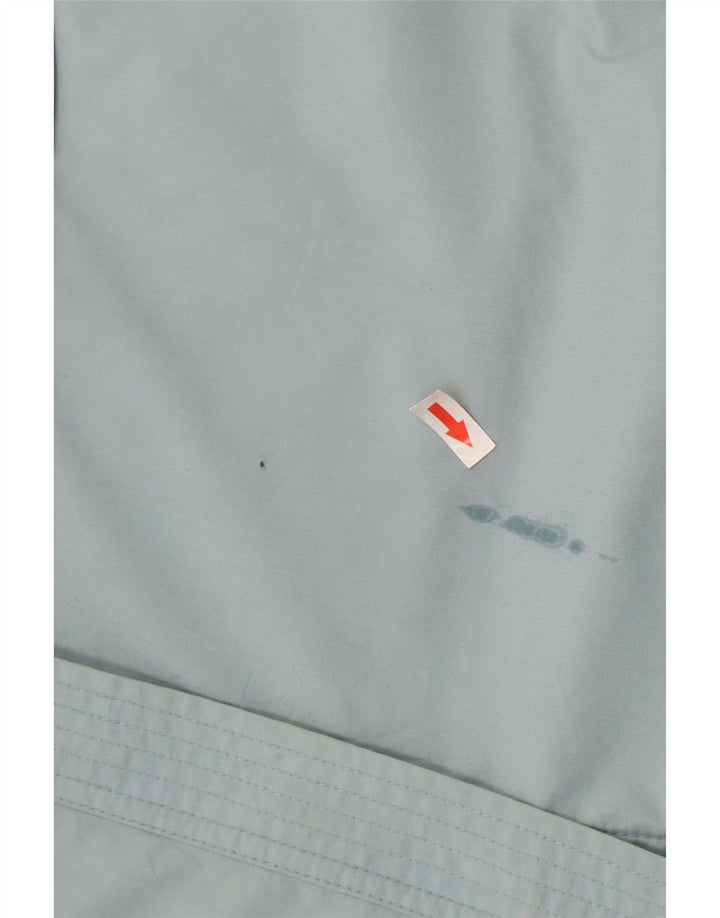 Vintage mujer chaqueta utilitaria con capucha Reino Unido 18 XL azul