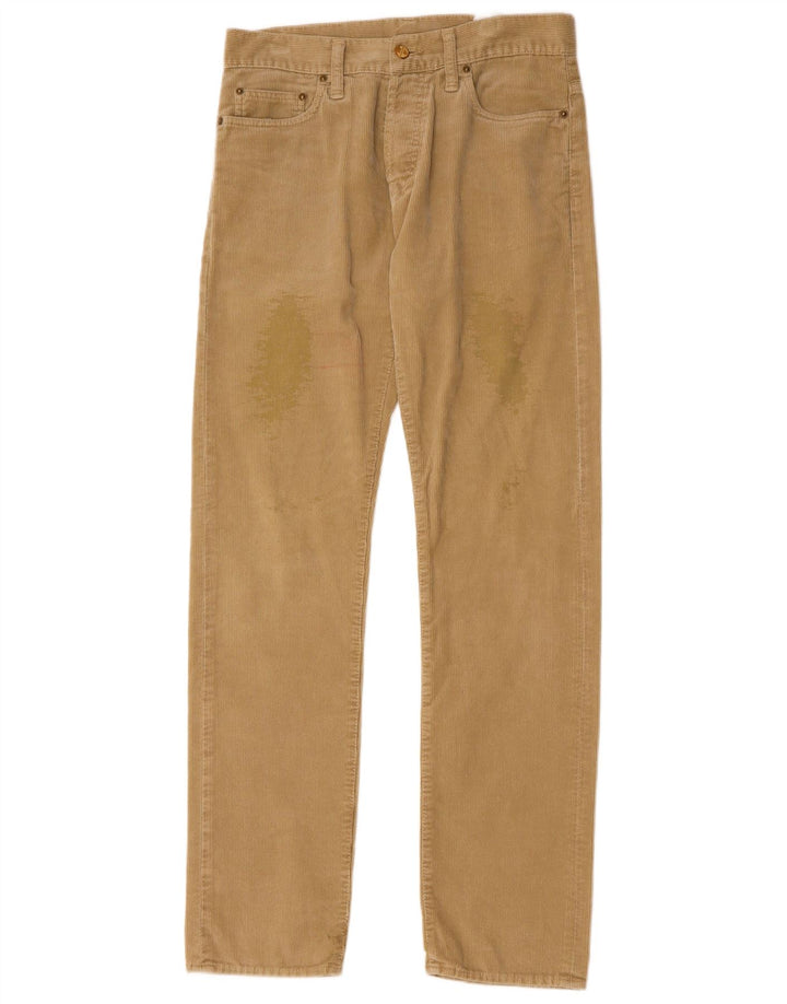 CARHARTT Pantalón recto de pana para hombre W29 L34 Poliéster beige