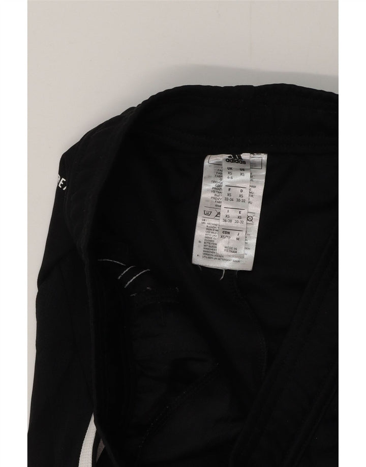 ADIDAS Mujer Aeroready Chándal Pantalones UK 4/6 XS Negro Poliéster