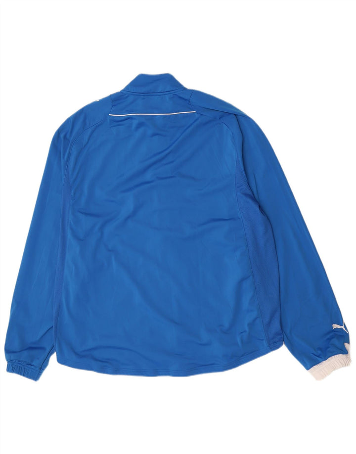 Puma Chaqueta de chándal para hombre 2XL Azul Colorblock Poliéster