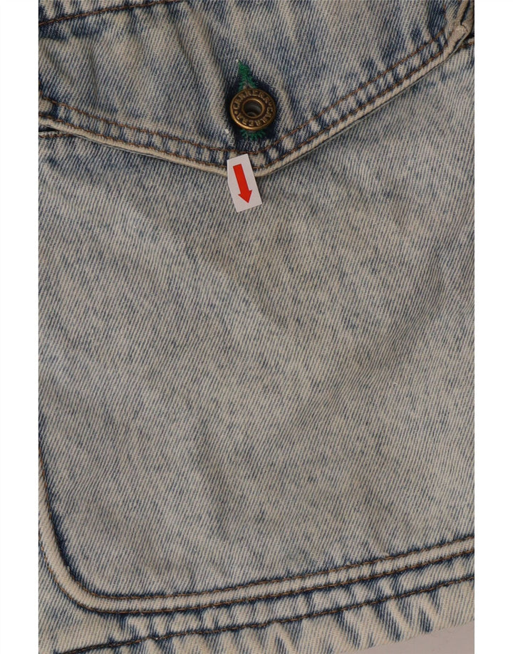 CARRERA Chaqueta vaquera Sherpa para niño 11-12 años Algodón azul