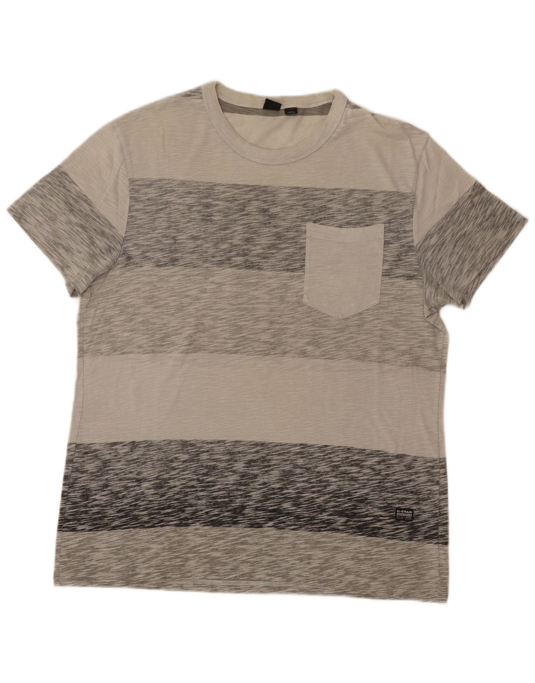 G-STAR Hombre Camiseta Top XL Gris Moteado