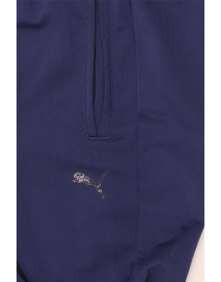 Puma Pantalones de chándal para mujer Joggers UK 10 Small Azul marino Poliéster