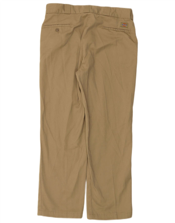 Dickies Pantalón chino recto para hombre W36 L30 Poliéster beige