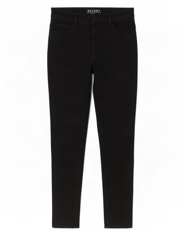 Marks & Spencer Vaqueros pitillo para mujer UK 10 Small W28 L27 Algodón negro