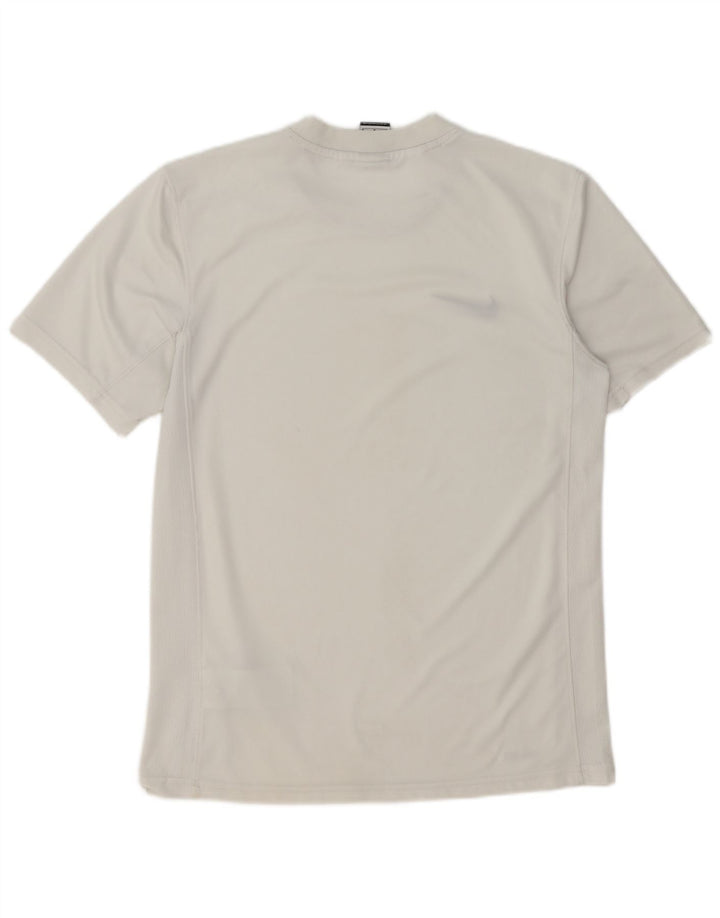 Camiseta Nike Dri Fit para hombre Top poliéster blanco mediano