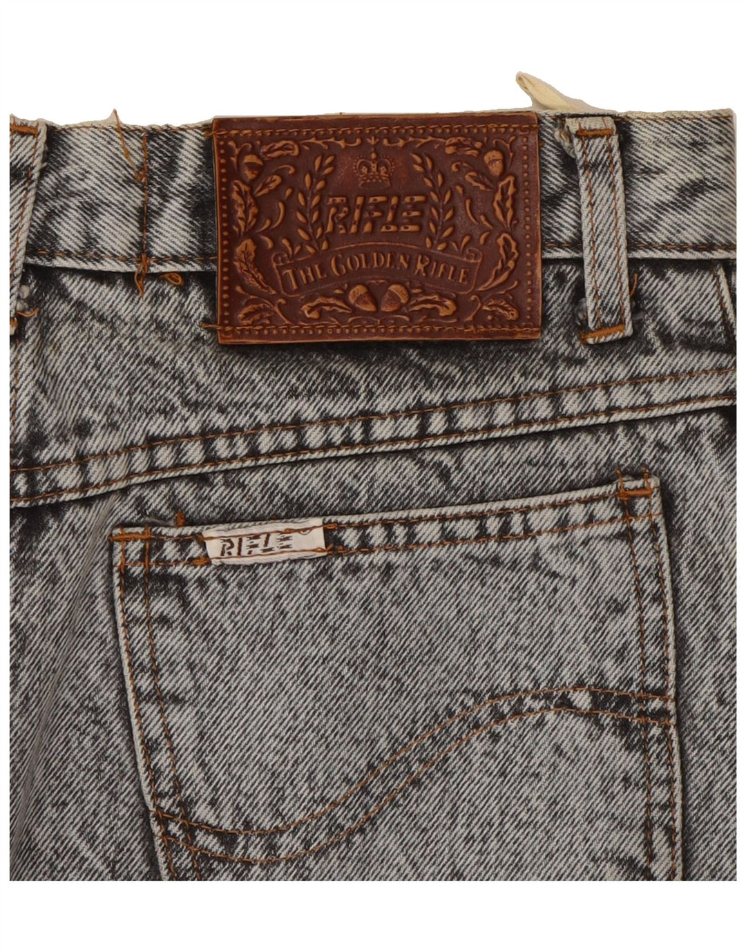 RIFLE Womens Denim Skirt W26 Small Grey Vintage Rifle and Second-Hand Rifle from Messina Hembry 