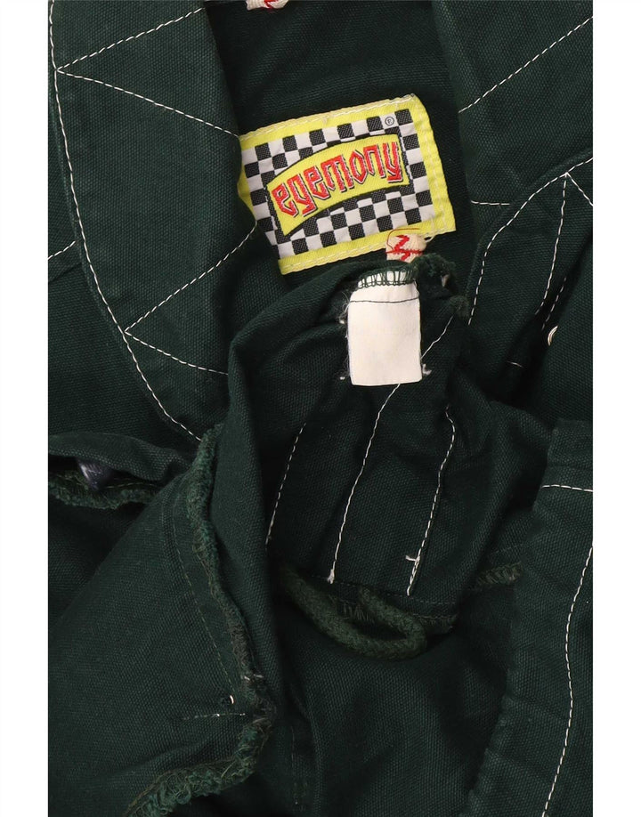 Egemony Chaqueta utilitaria gráfica para hombre UK 42 XL Poliéster verde