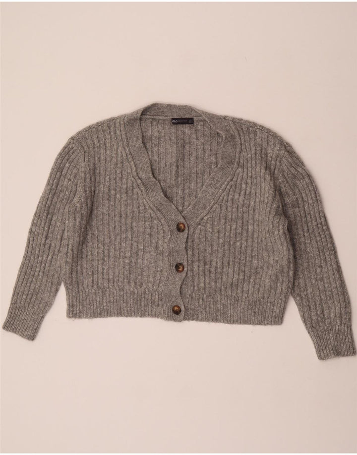 Marks & Spencer - Cárdigan extragrande para mujer, talla grande, color gris