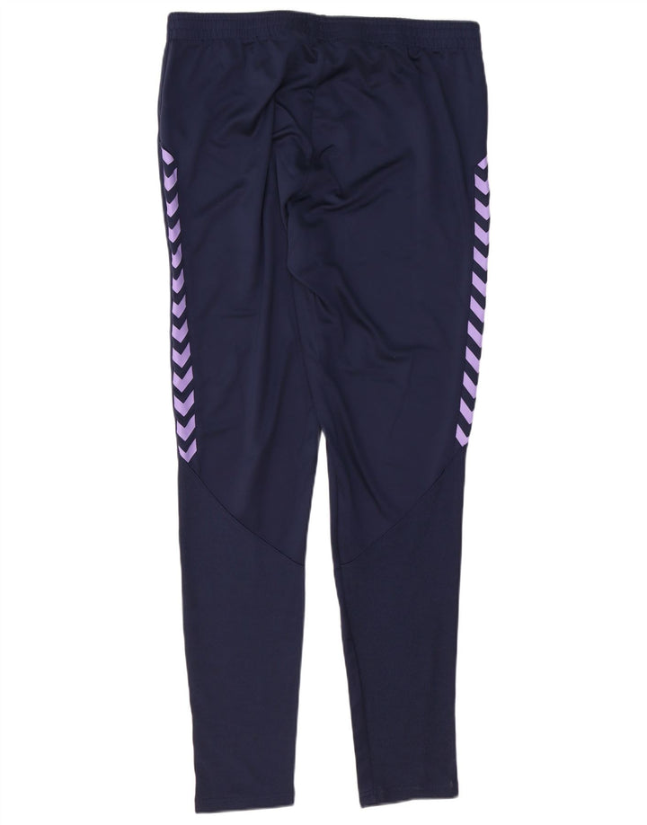 Hummel Pantalón De Chándal Gráfico Hombre XL Poliéster Azul Marino