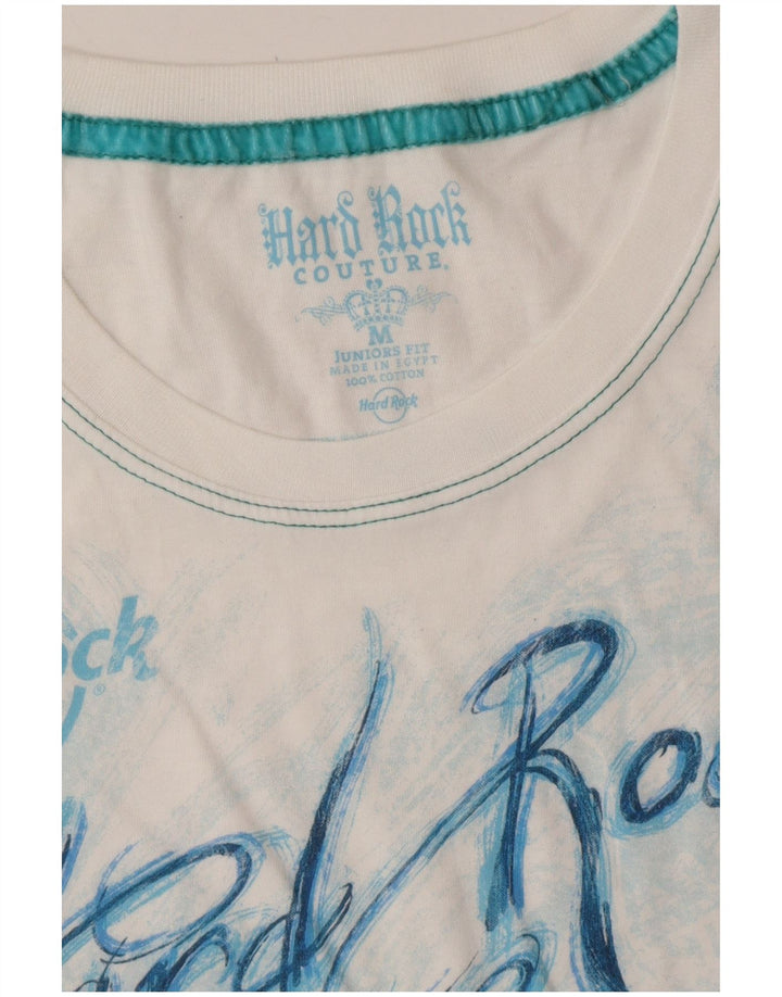 HARD ROCK CAFE Camiseta gráfica Hurghada para niñas 7-8 años Mediana Blanco