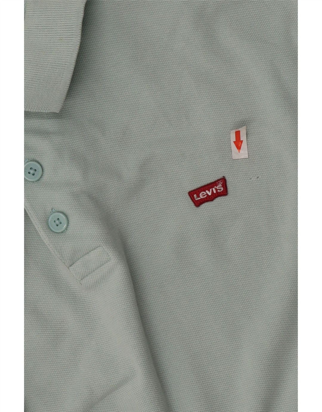Levi's Polo de corte estándar para hombre de algodón verde grande