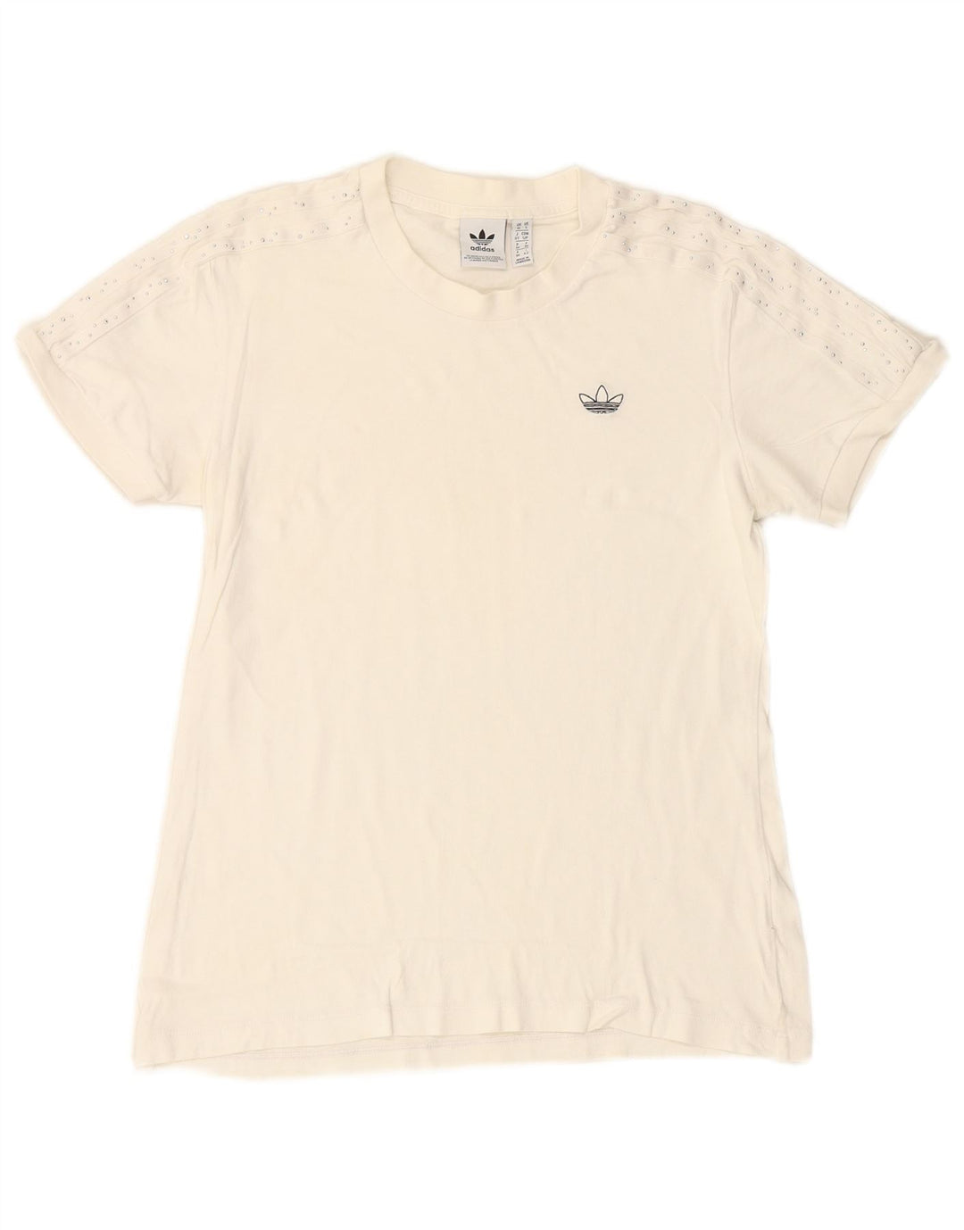 ADIDAS Camiseta Mujer Top UK 10 Small Blanco