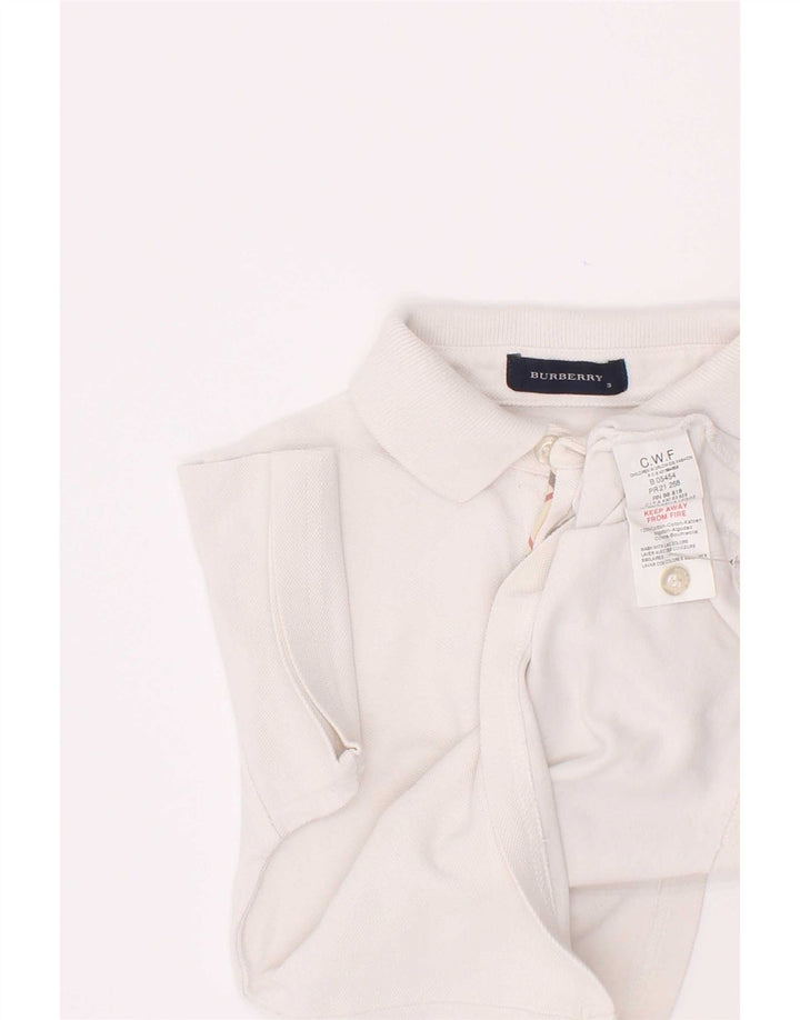 Burberry Polo Niño 2-3 Años Blanco