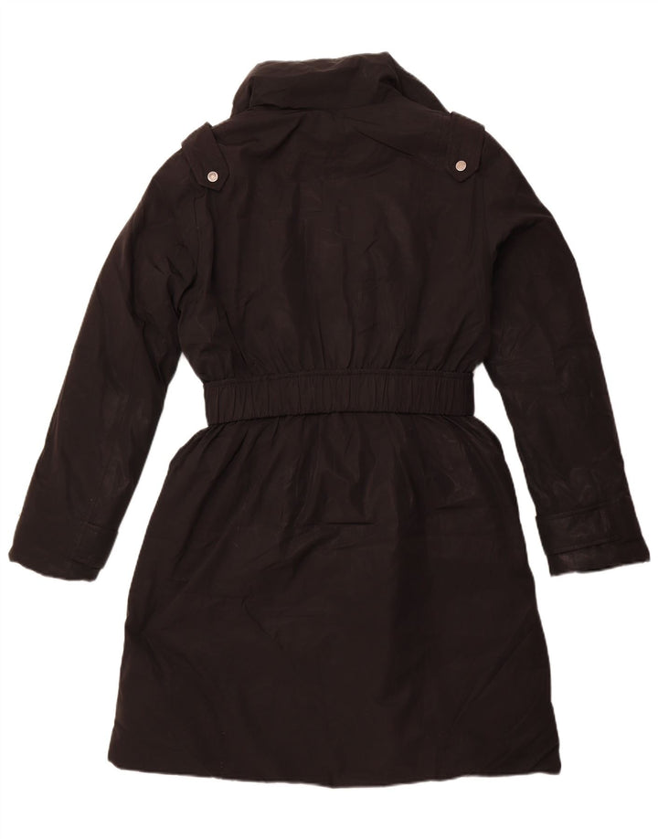 MASSIMO DUTTI Abrigo Acolchado Mujer ES 40 XL Negro Poliéster Invierno