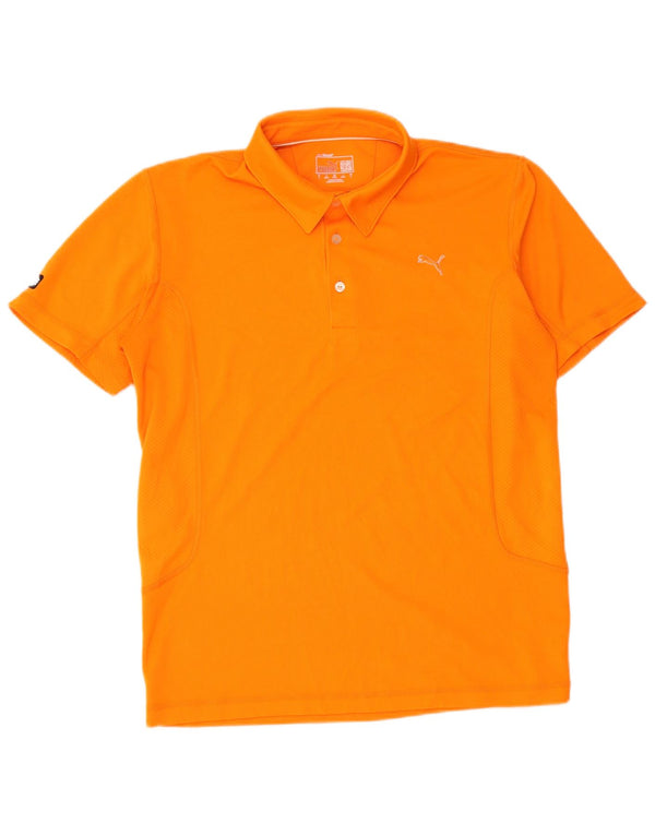 Polo Puma Hombre Naranja Medio Poliéster