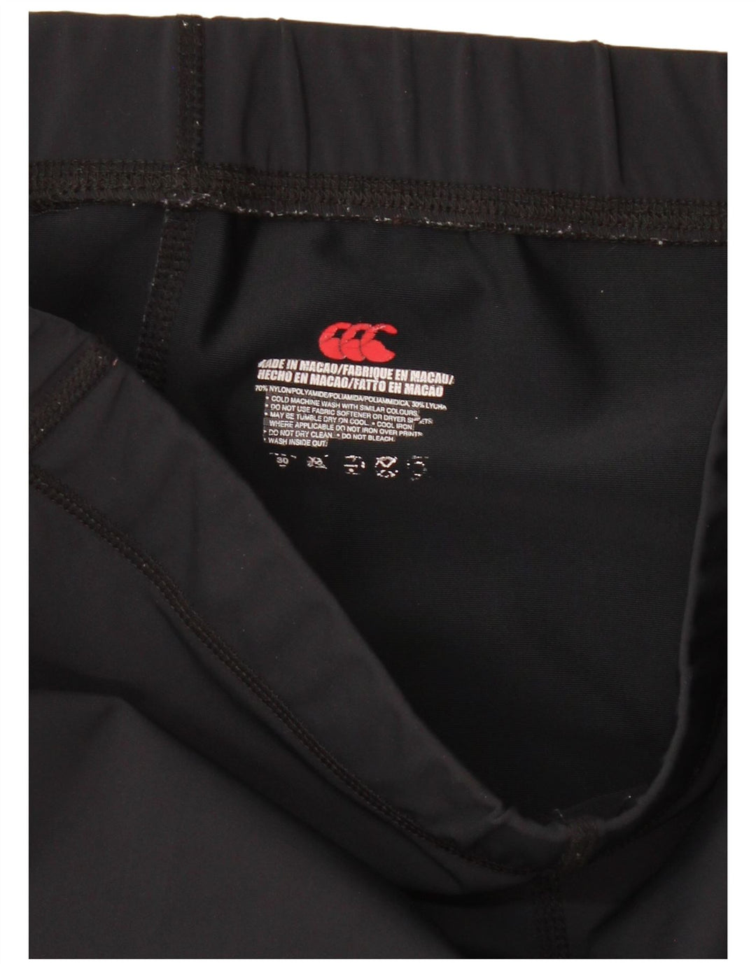 CANTERBURY Pantalones cortos deportivos de compresión para hombre Nylon negro mediano