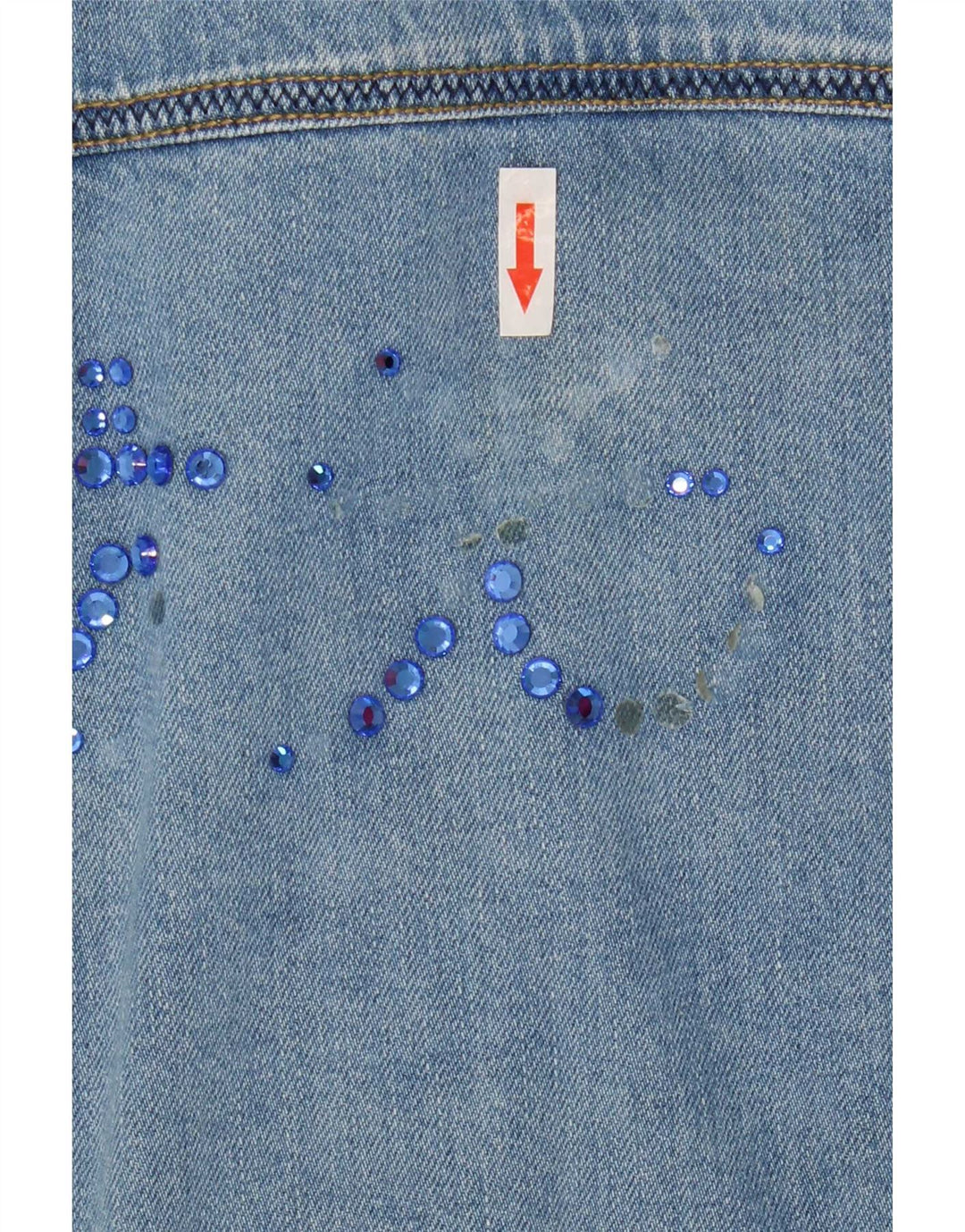 Antonette Chaqueta Vaquera para Mujer UK 40 XL Algodón Azul