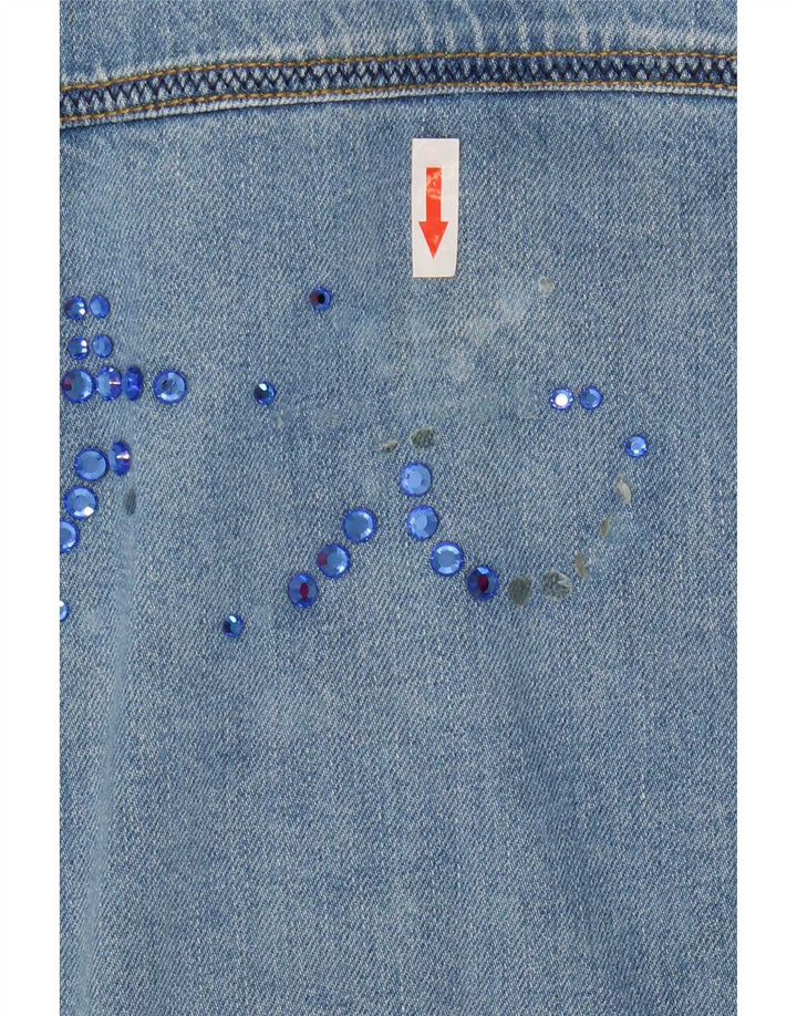 Antonette Chaqueta Vaquera para Mujer UK 40 XL Algodón Azul