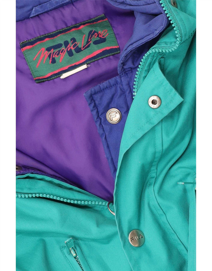 Fila Hombre Magic Line Chaqueta De Esquí Acolchada Pequeño Verde Deportes