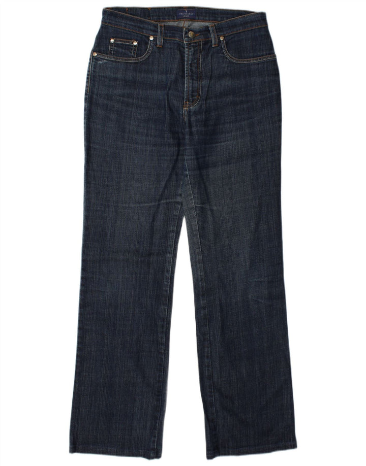 TRUSSARDI Vaqueros Rectos Mujer W30 L31 Algodón Azul