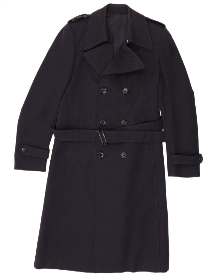 Gabardina Salco para mujer UK 10 Small Azul marino