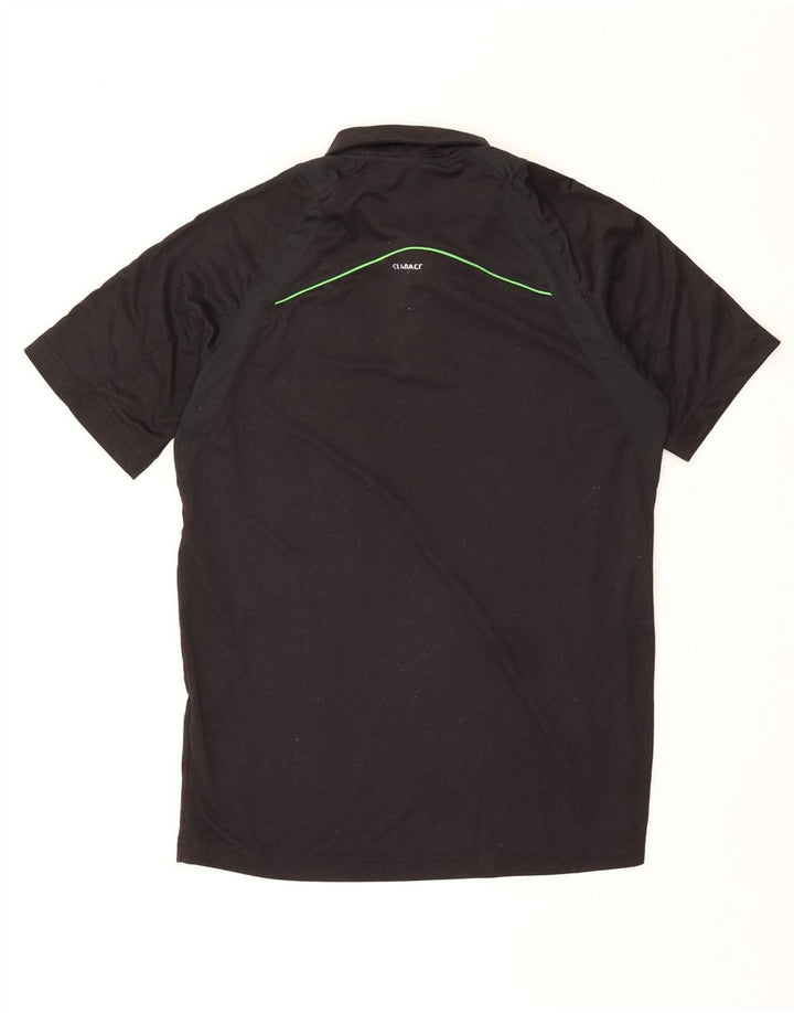 Adidas Mens Climalite Polo Polo Medio Negro Poliéster