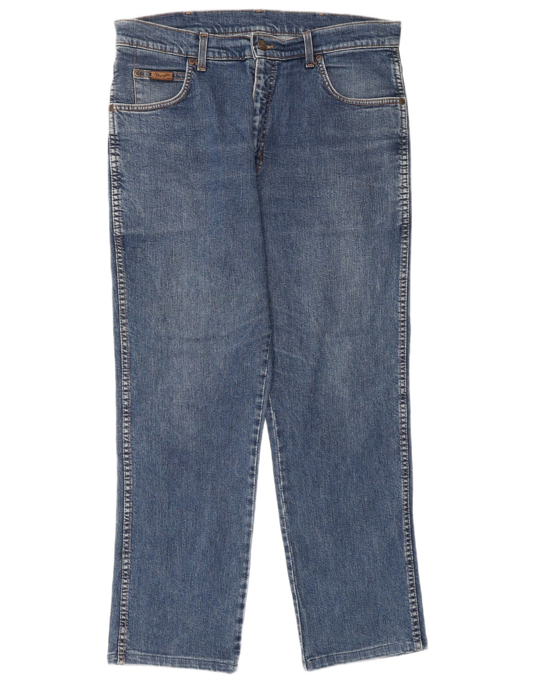 WRANGLER Vaqueros rectos para hombre W34 L30 Algodón azul