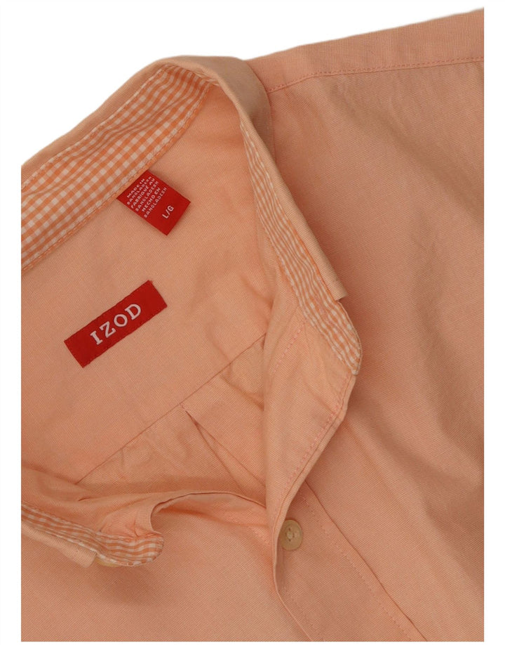 Camisa Izod Hombre Grande Naranja