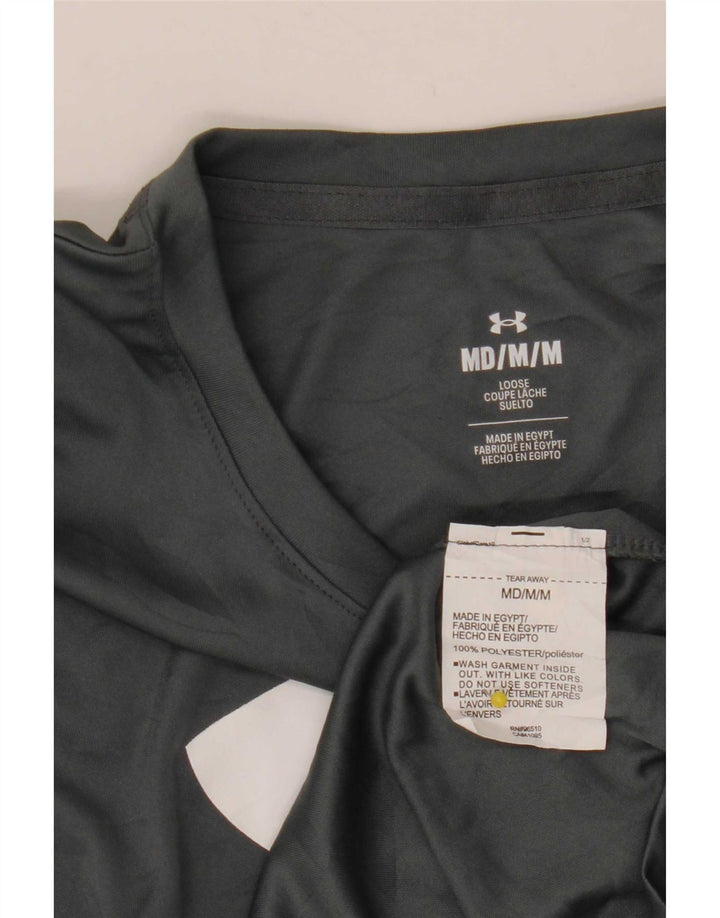 Under Armour Camiseta gráfica para hombre Top Poliéster gris medio