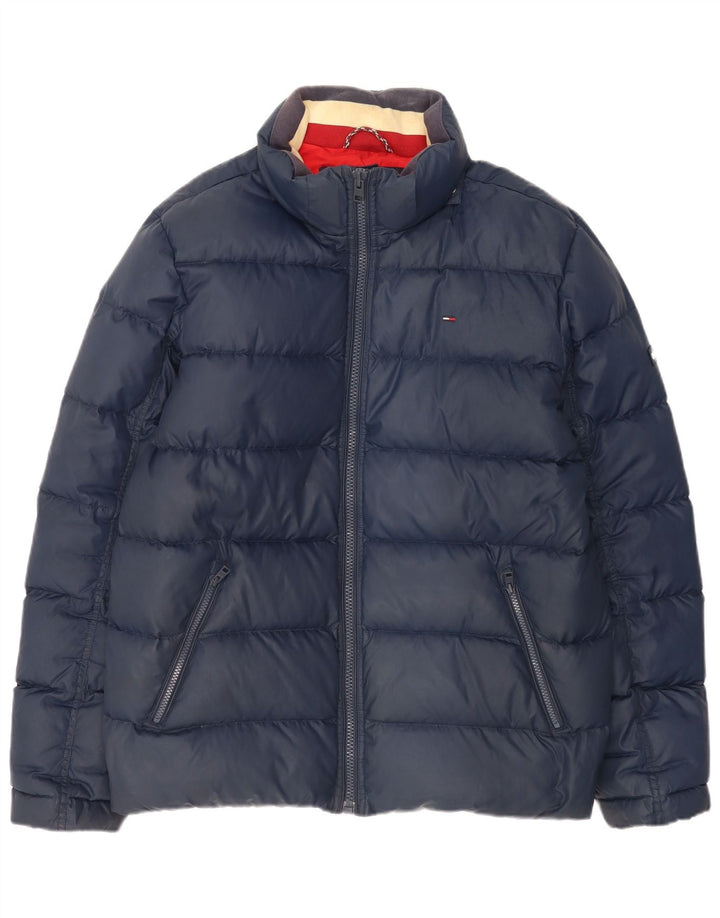 Tommy Hilfiger Chaqueta acolchada para hombre UK 44 2XL Azul marino Poliéster