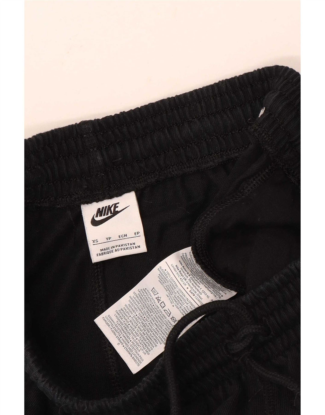 Pantalones cortos deportivos Nike para hombre XS Algodón negro
