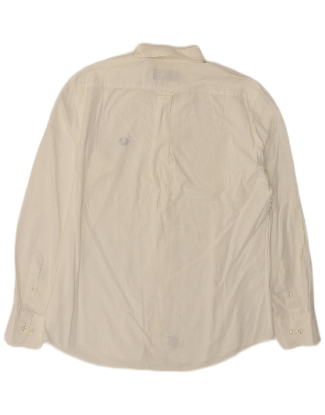 Camisa Fred Perry Hombre Mediana Blanca Algodón