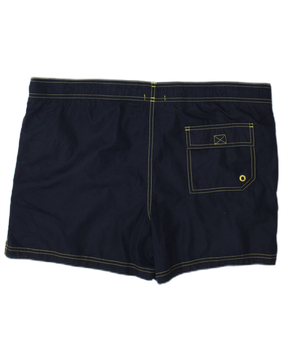Calvin Klein Shorts De Baño Gráfico Para Hombre Poliéster Azul Marino Medio