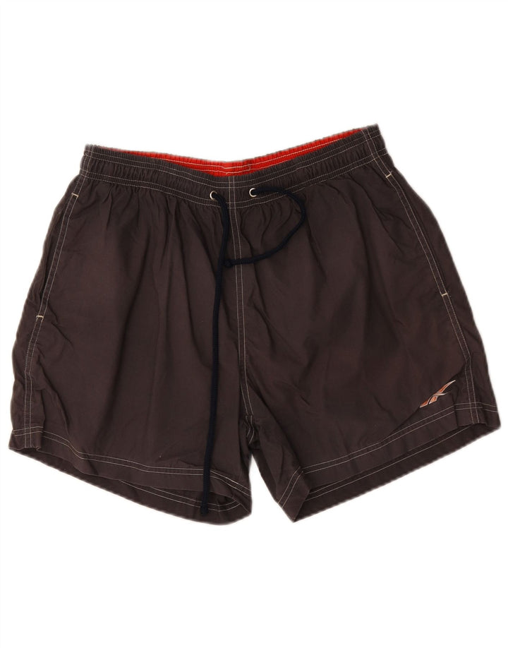 Bañador Reebok Hombre Gris Medio Algodón