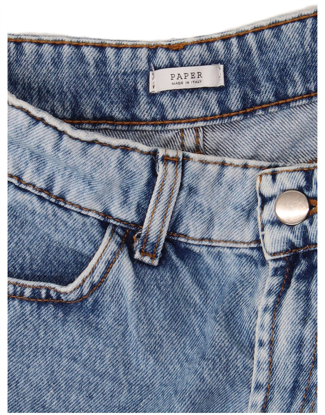 Vaqueros de pierna ancha para mujer de Paper W26 L25 Azul