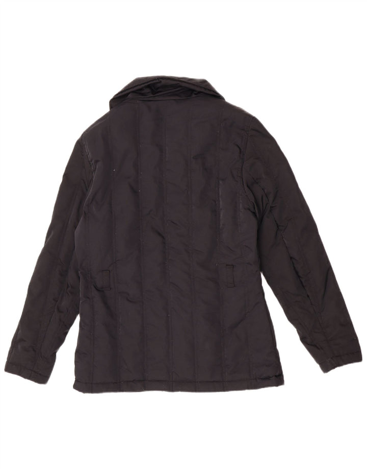 Tommy Hilfiger Chaqueta acolchada para mujer UK 46 Large Nylon negro