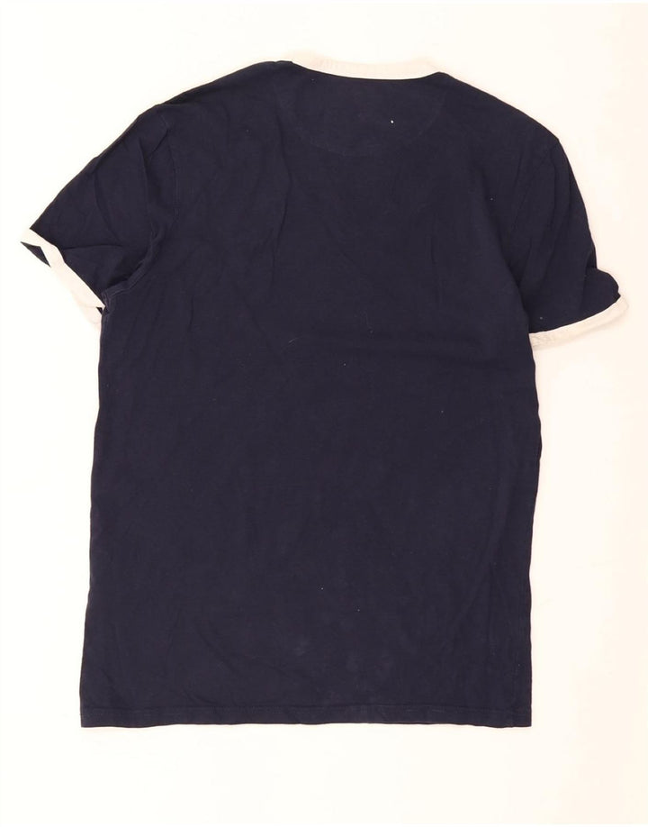 LYLE & SCOTT Camiseta para hombre Top Small Azul marino Algodón
