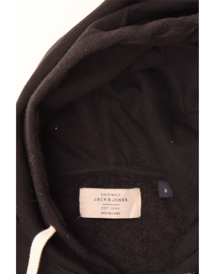 Jack & Jones Hombre Sudadera con Capucha Jumper Small Negro Poliéster