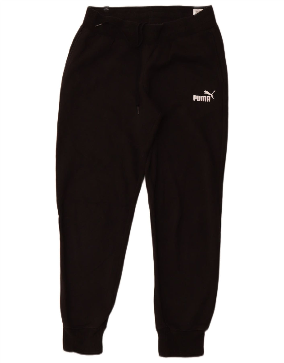 Puma Pantalones De Chándal Para Hombre Joggers Small Negro Algodón