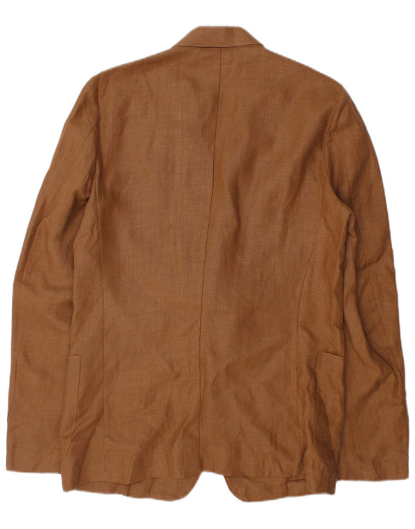 Vintage hombres Blazer chaqueta Reino Unido 36 pequeño marrón