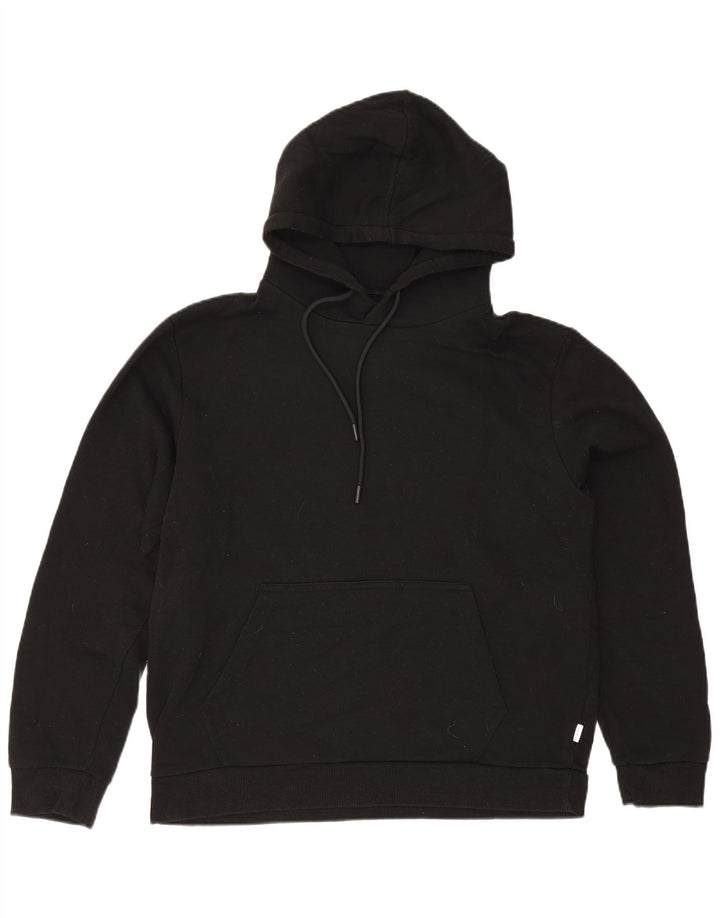 Jack & Jones Hombre Sudadera con capucha Jumper Large Poliéster negro
